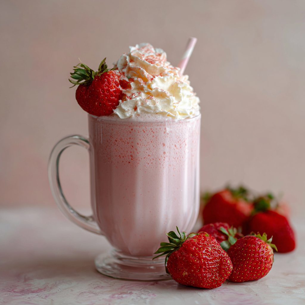 Strawberry Milkshake Recipe - Recipe Image