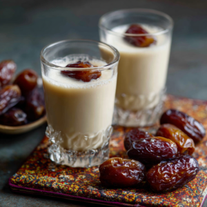 Dates and Milk Drink Recipe
