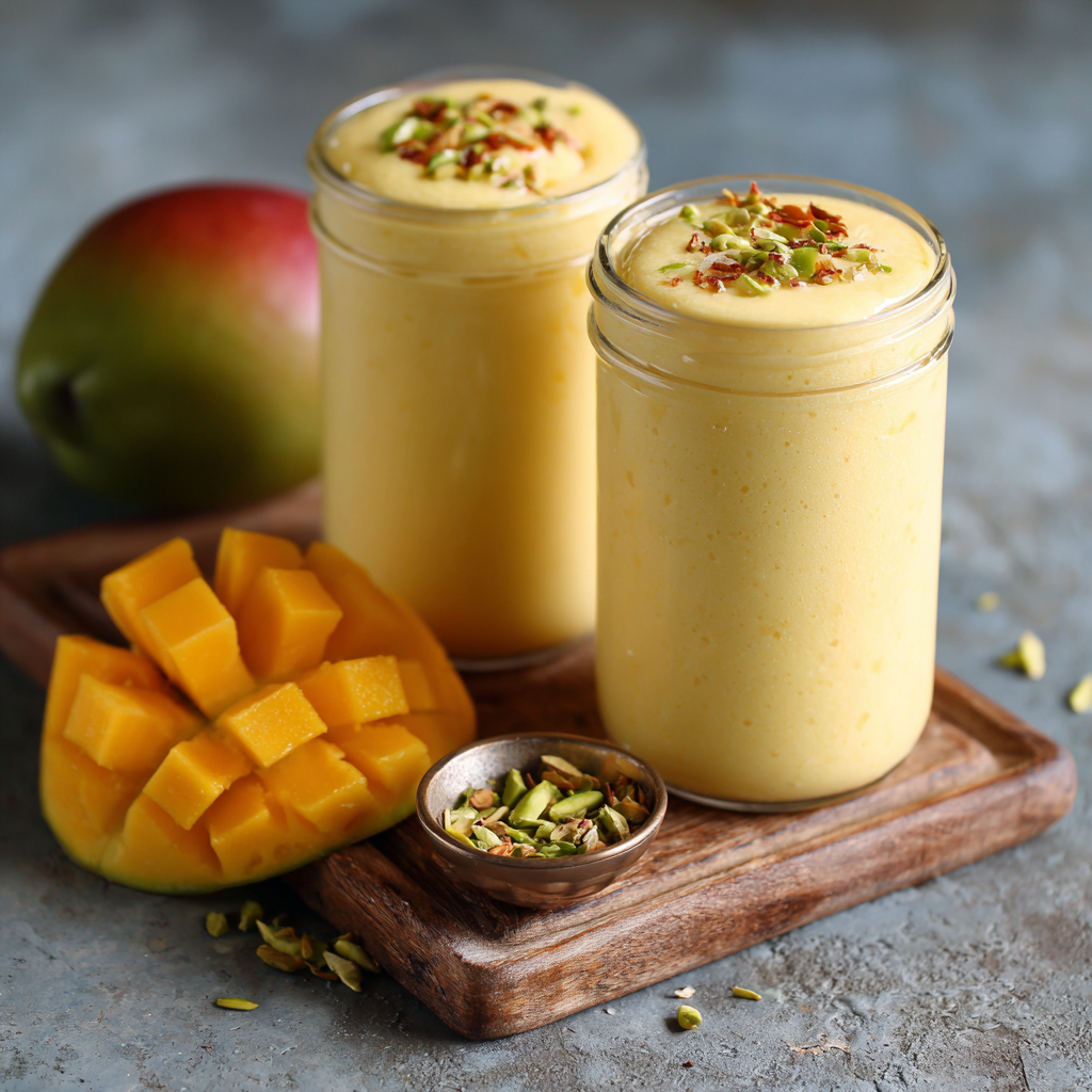 Mango Milkshake Recipe - Recipe Image