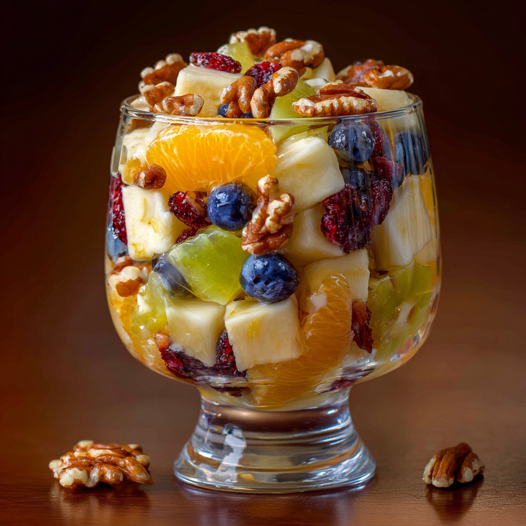 Fruit Salad with Nuts - Recipe Image