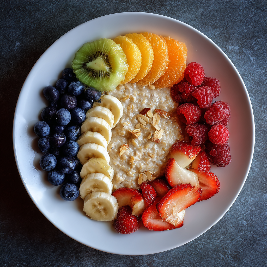 Oatmeal with Fruits 2 Oatmeal with Fruits - Recipe Image