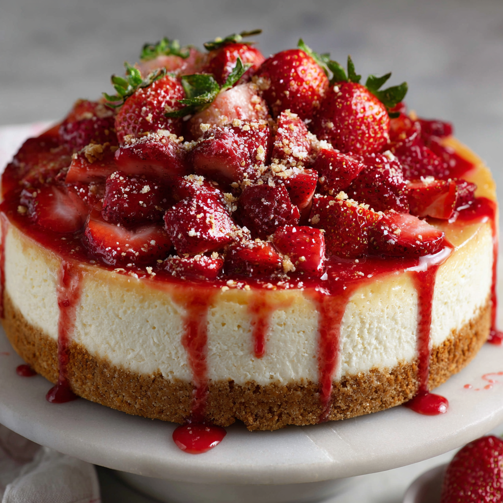 Strawberry Cheesecake Recipe - Recipe Image
