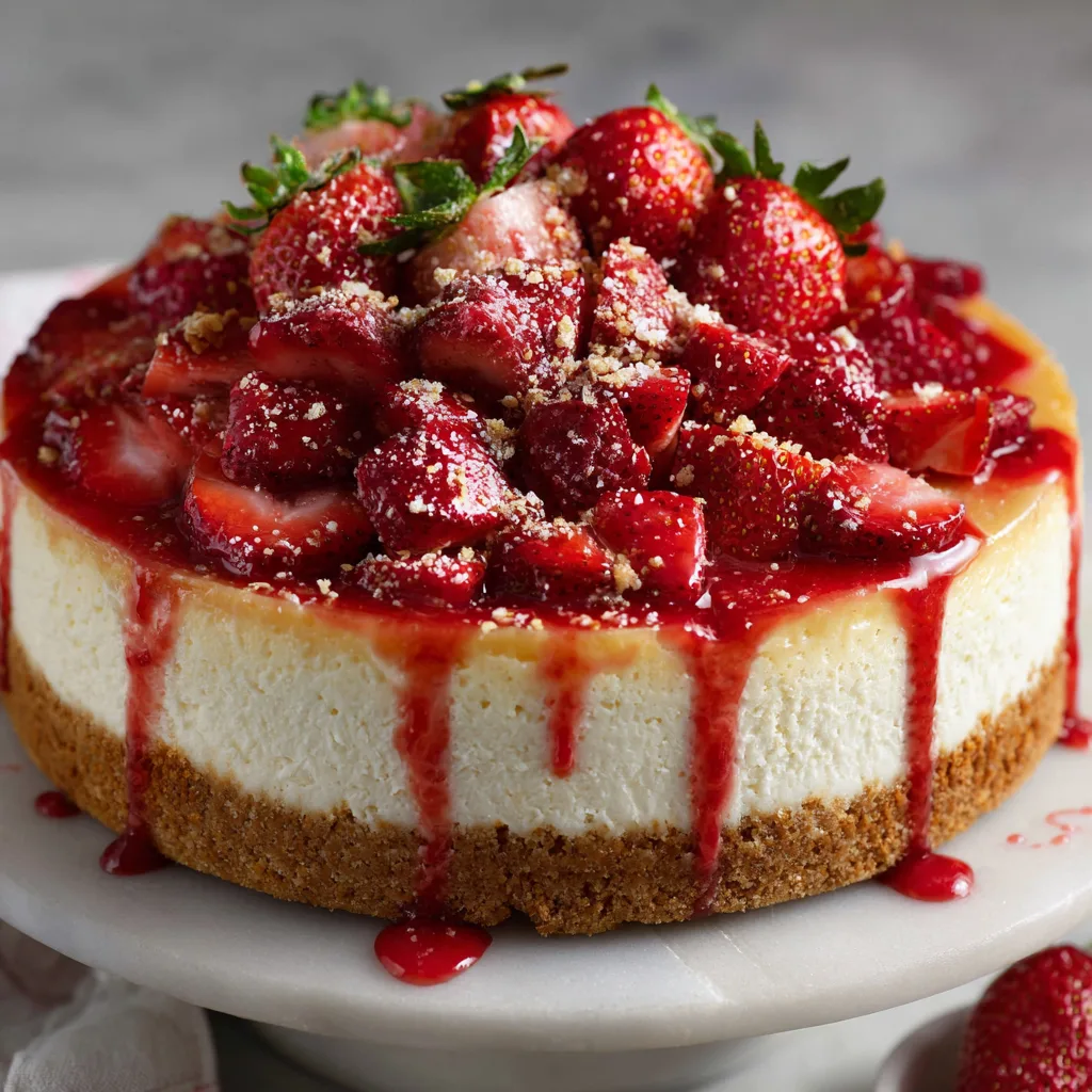 Strawberry Cheesecake Recipe - Recipe Image