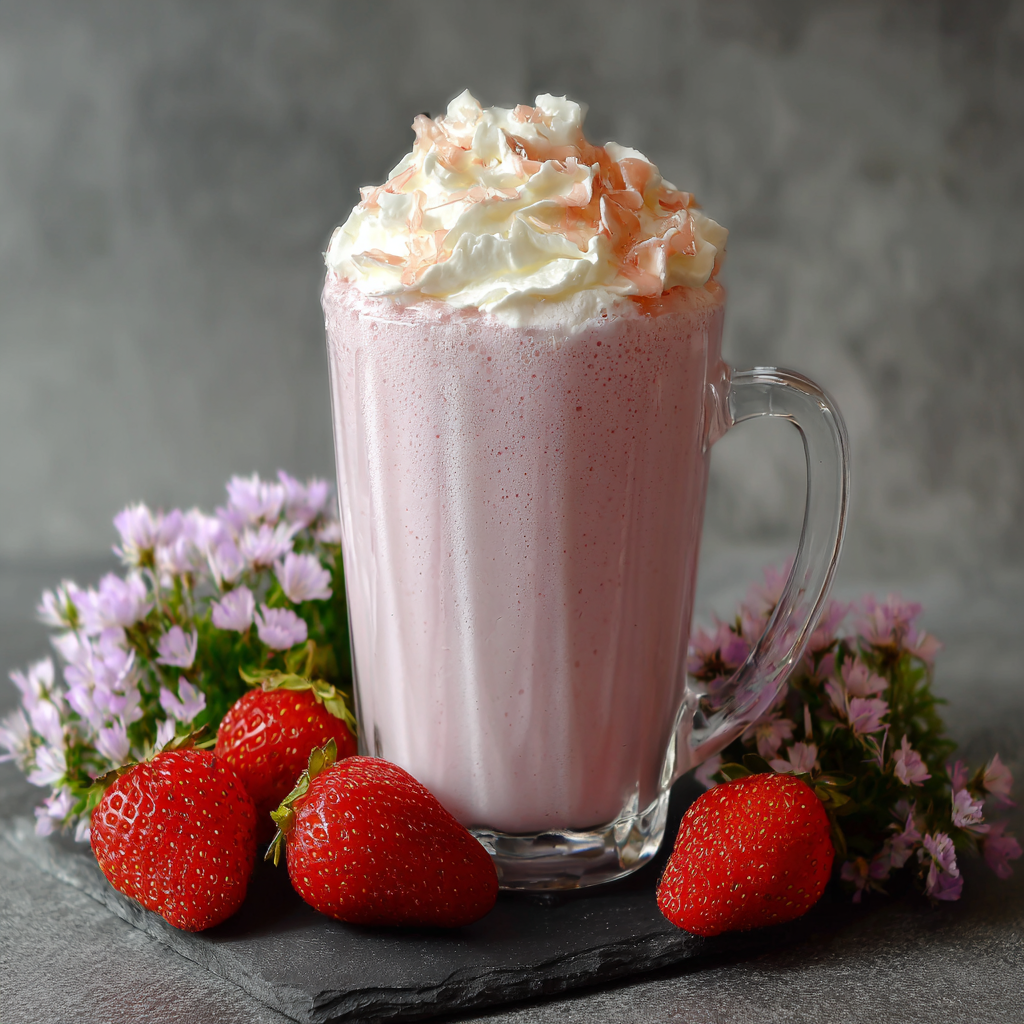 Strawberry Milkshake Recipe - Recipe Image