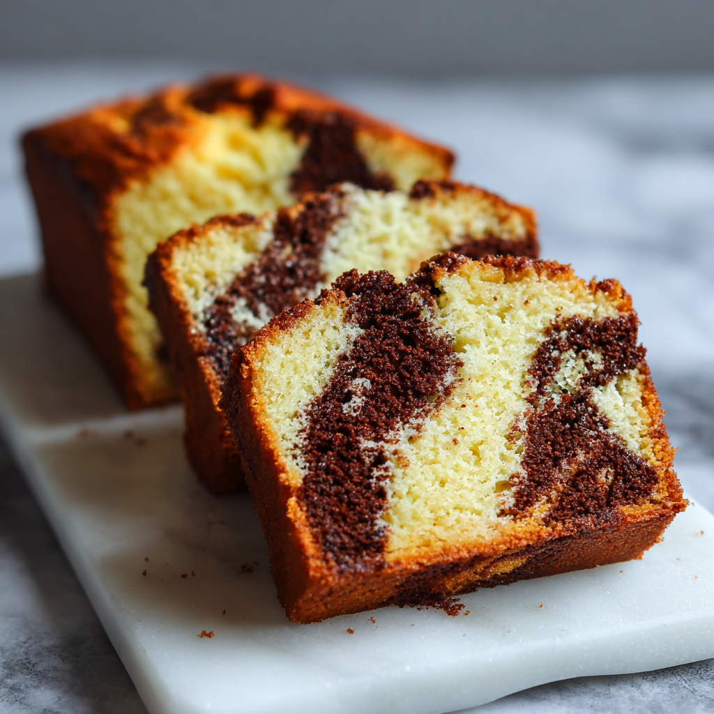 Marble Cake Recipe - Recipe Image