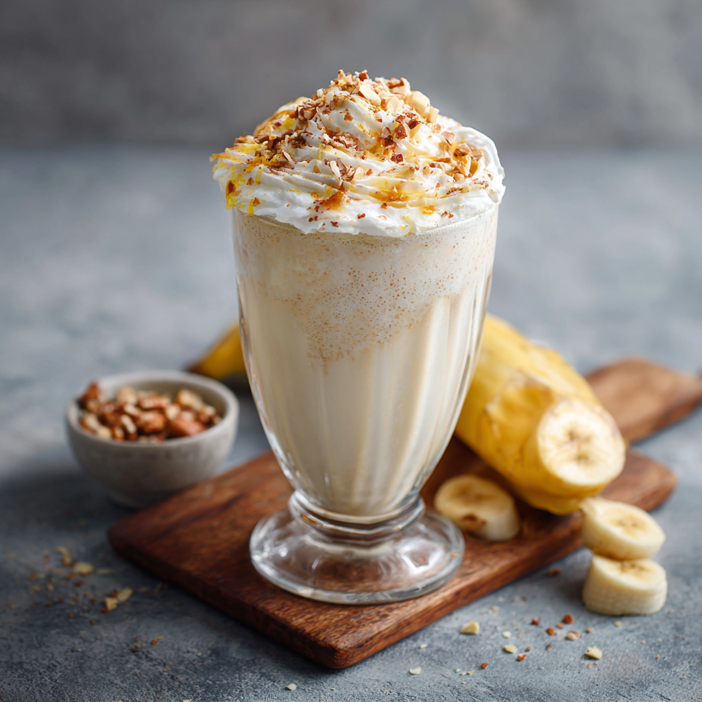 Banana Milkshake Recipe - Recipe Image