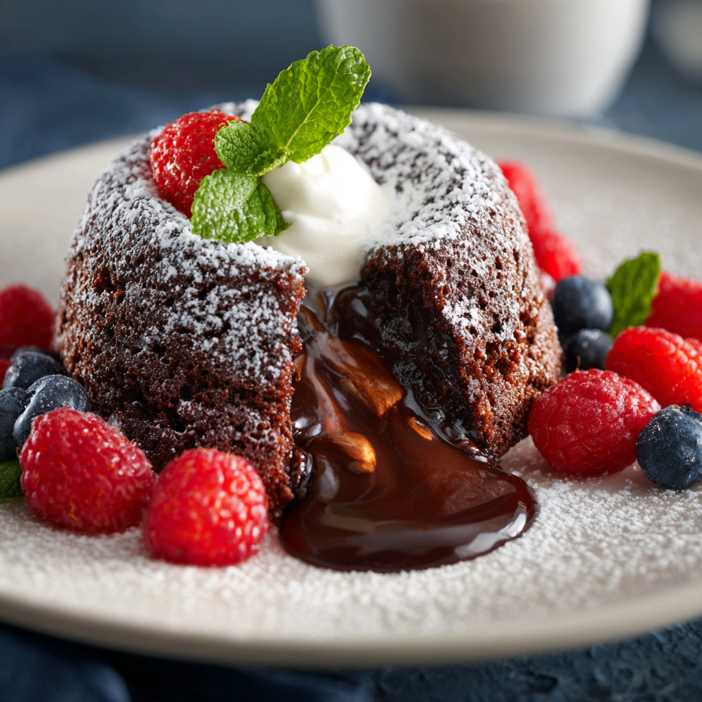 Chocolate Lava Cake Recipe - Recipe Image