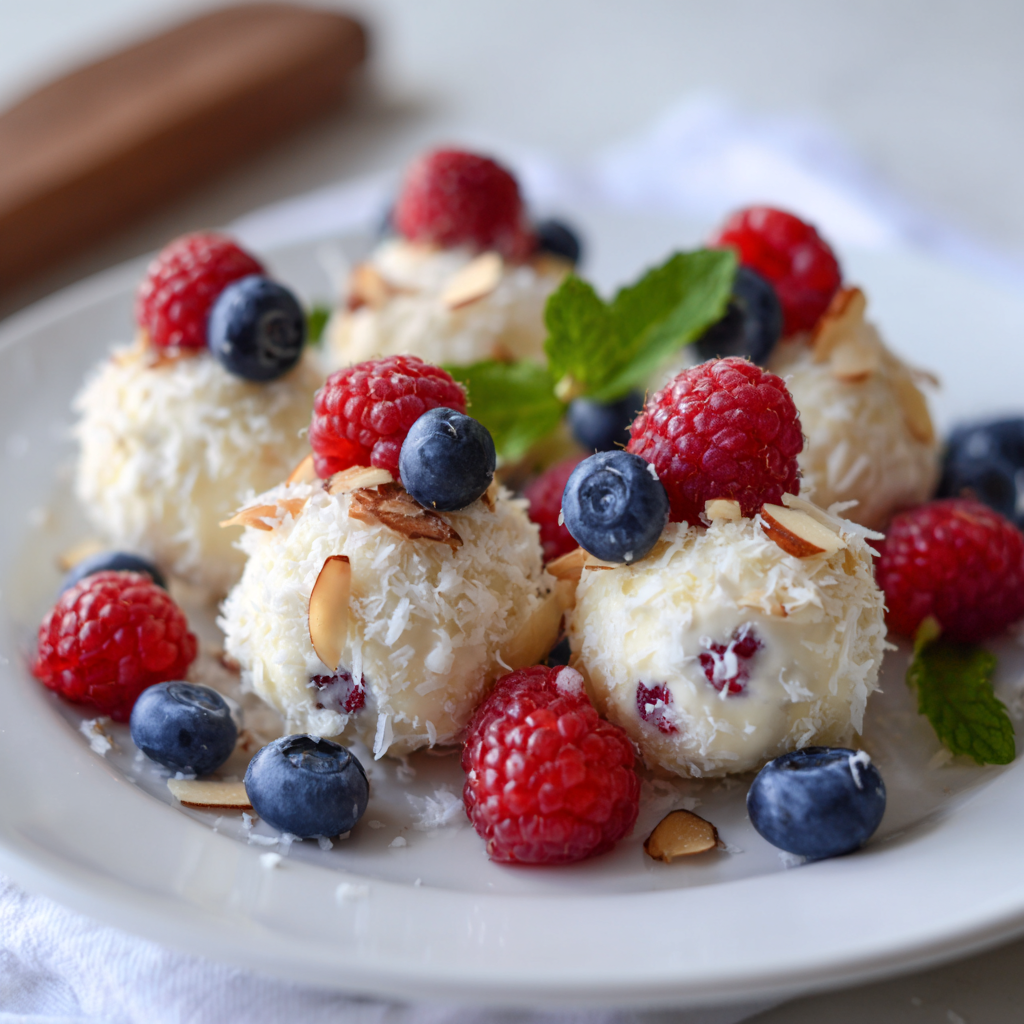 Frozen Yogurt Bites Recipe - Recipe Image