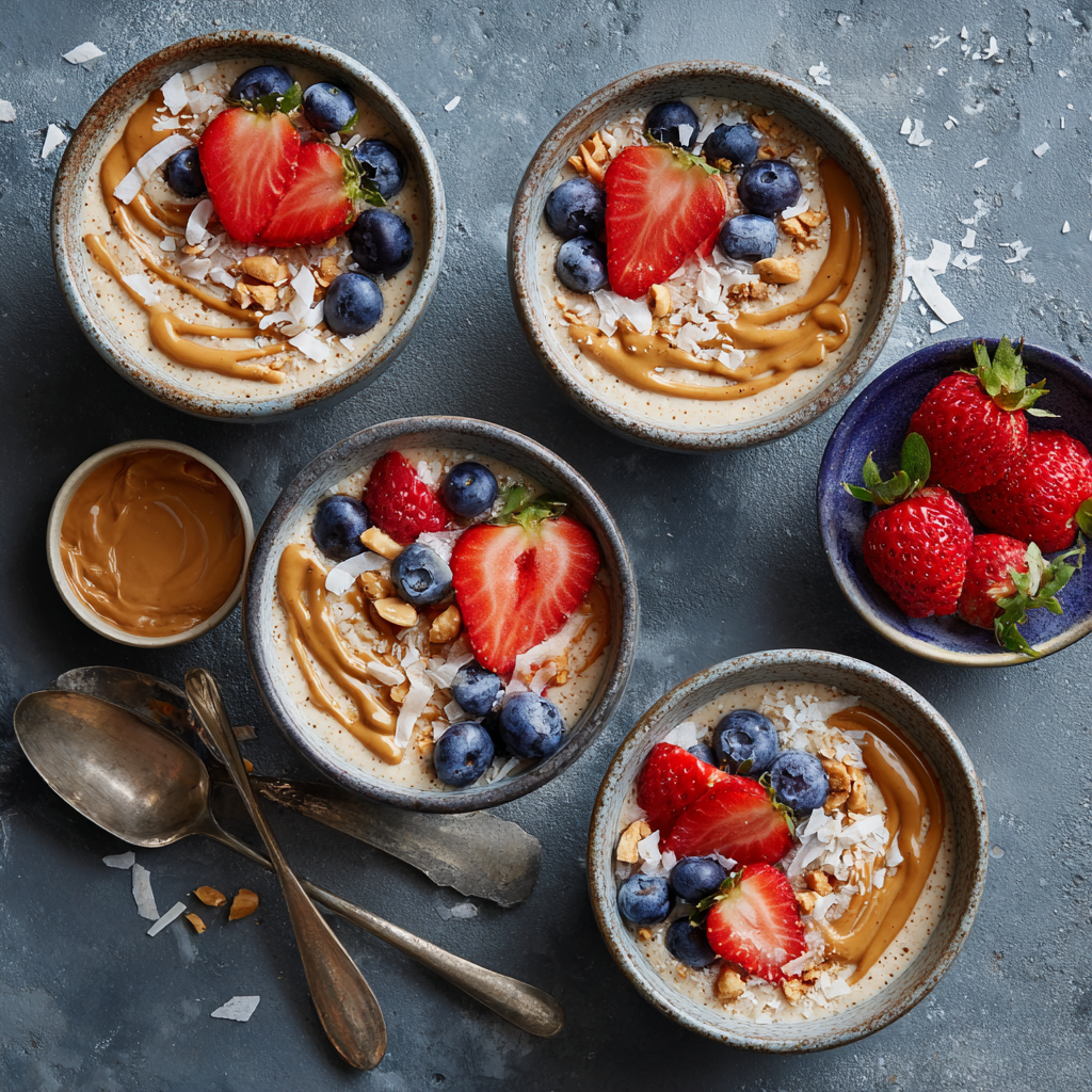 Peanut Butter Yogurt Bowls & Pots Recipe - Recipe Image