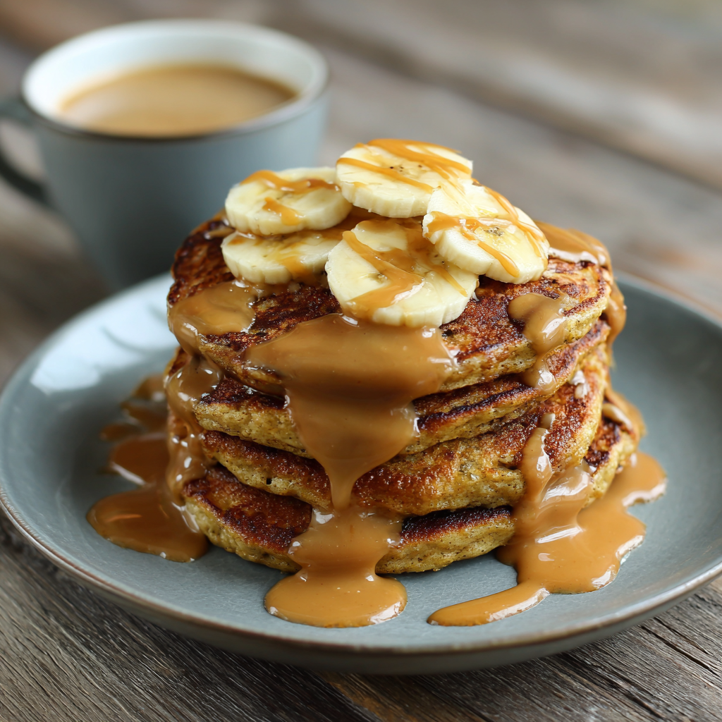 Flourless Banana & Protein Powder Pancakes Recipe - Recipe Image