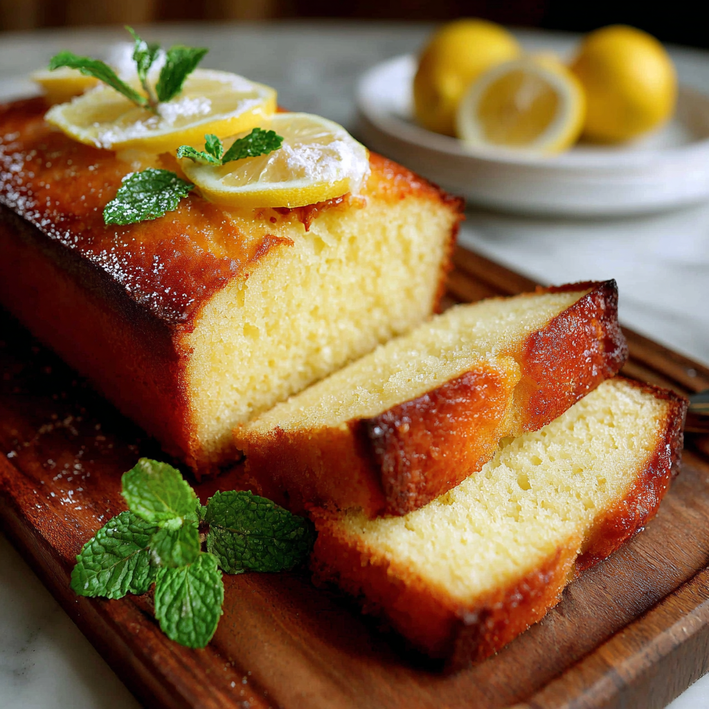 Lemon Yogurt Cake Recipe - Recipe Image