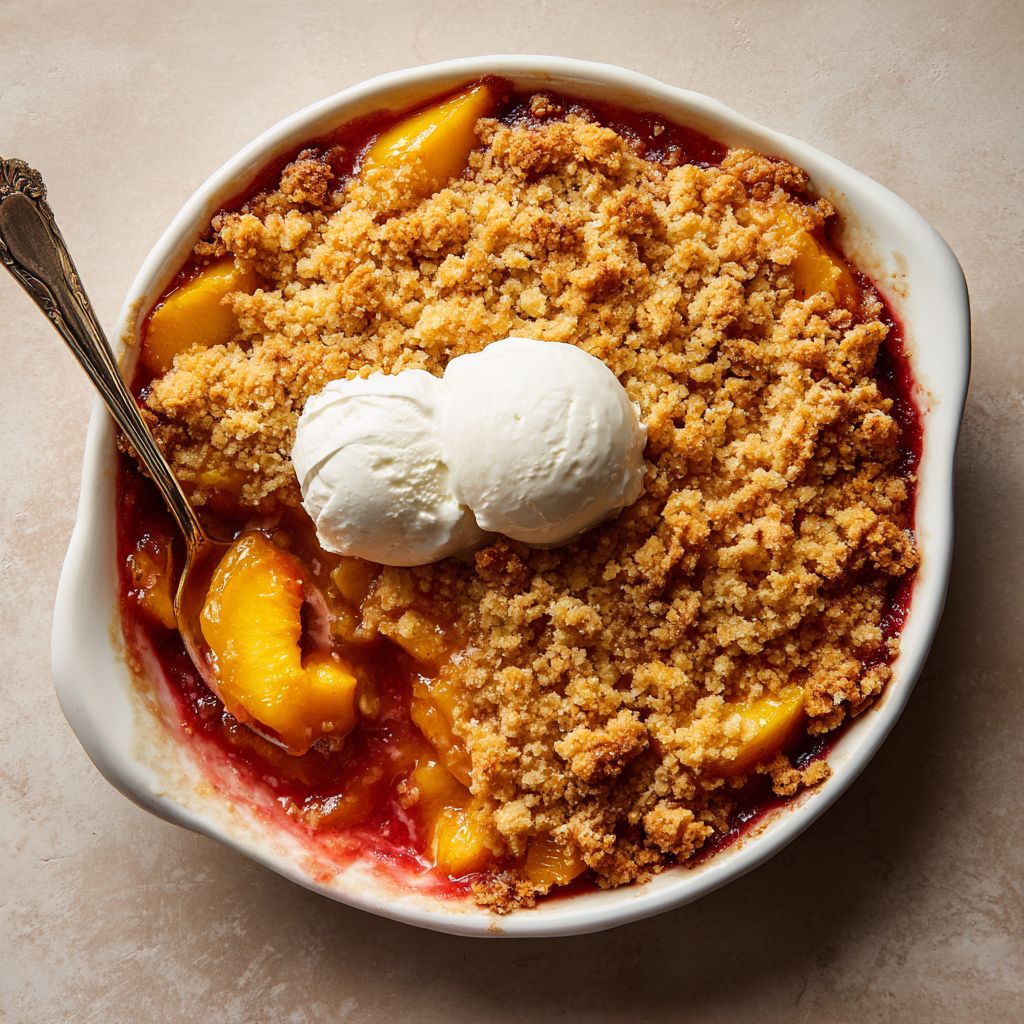 Peach Crumble Recipe - Recipe Image