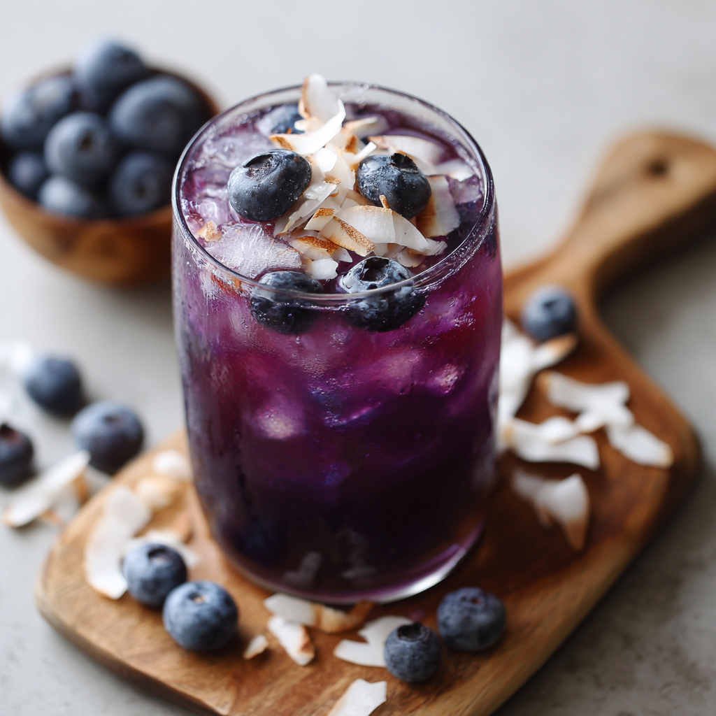 Blueberry Coconut Refresher Recipe - Recipe Image