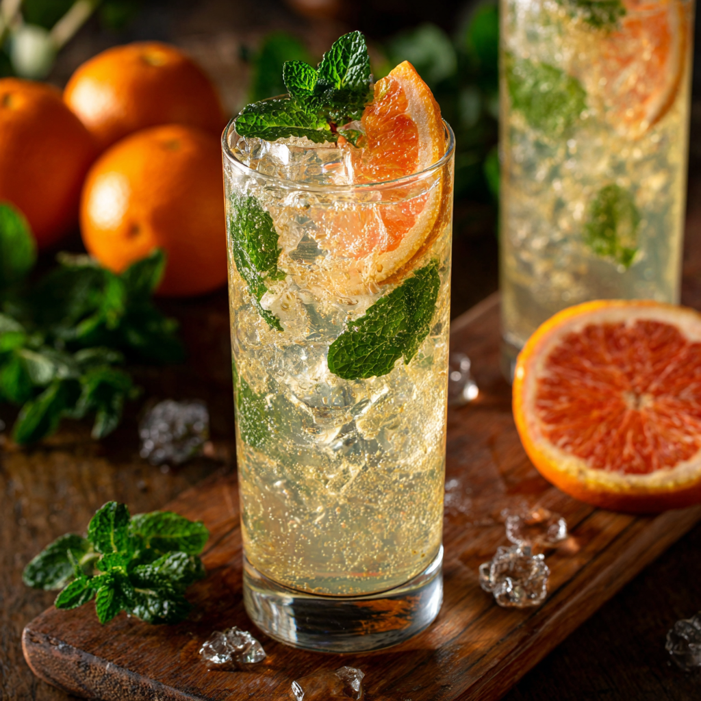 Citrus Mint Sparkler Recipe - Recipe Image