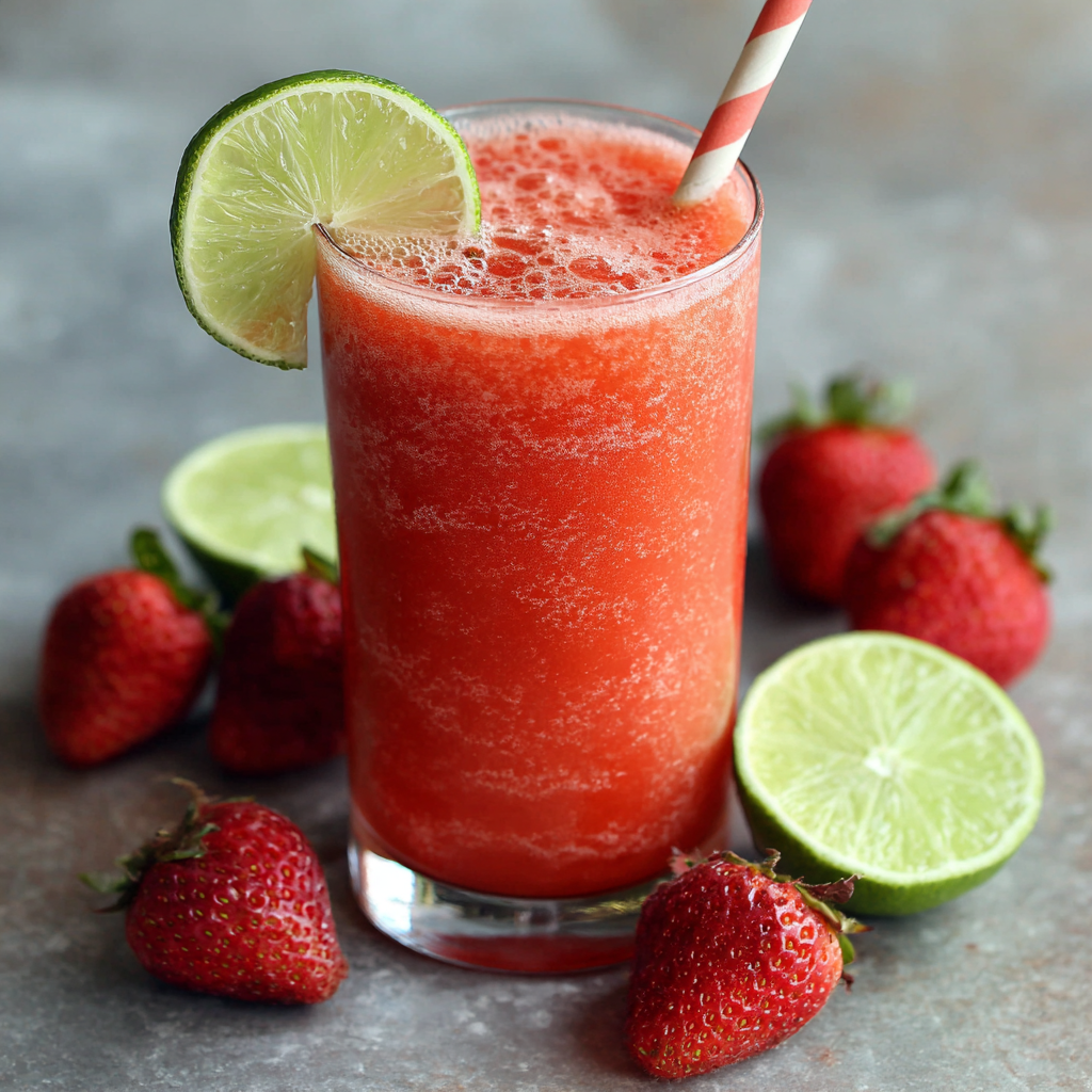 Strawberry Watermelon Breeze Recipe - Recipe Image