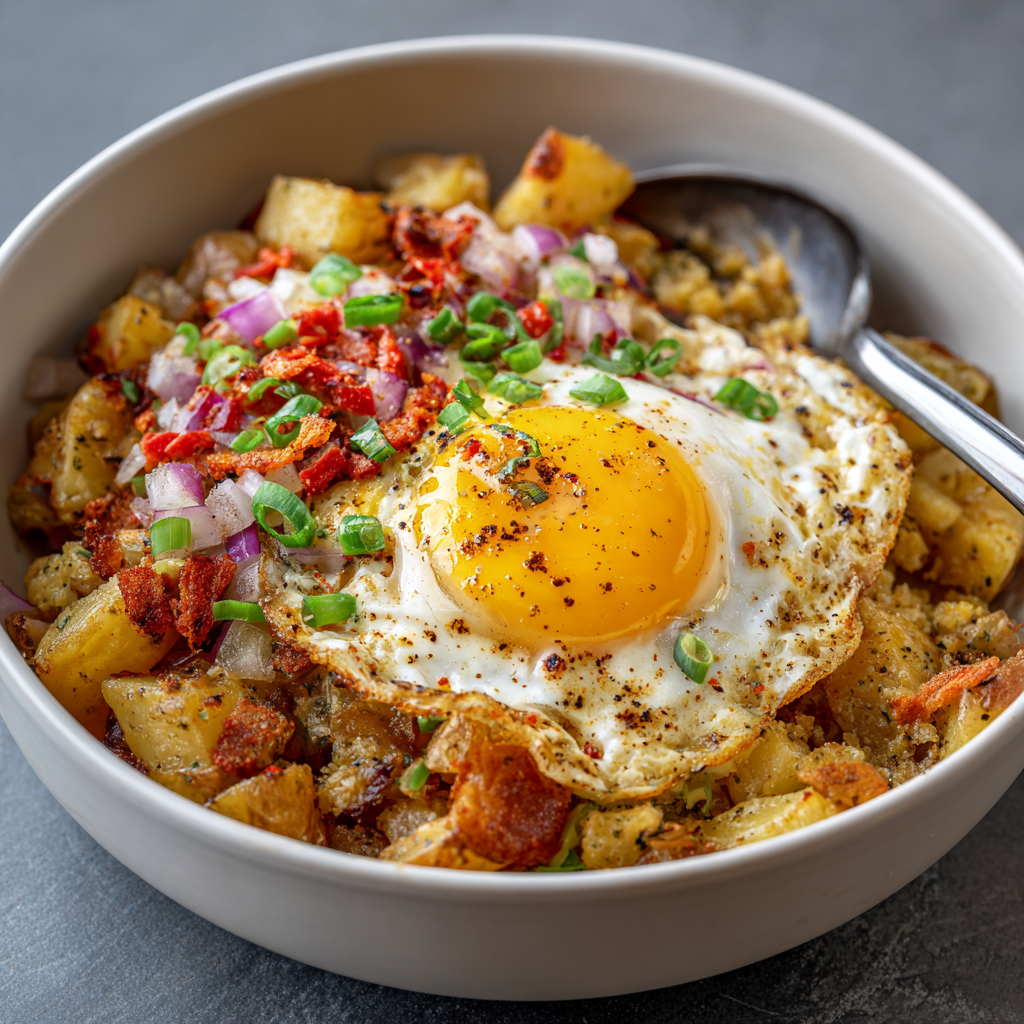 Savory Potato Breakfast Bowl Recipe - Recipe Image