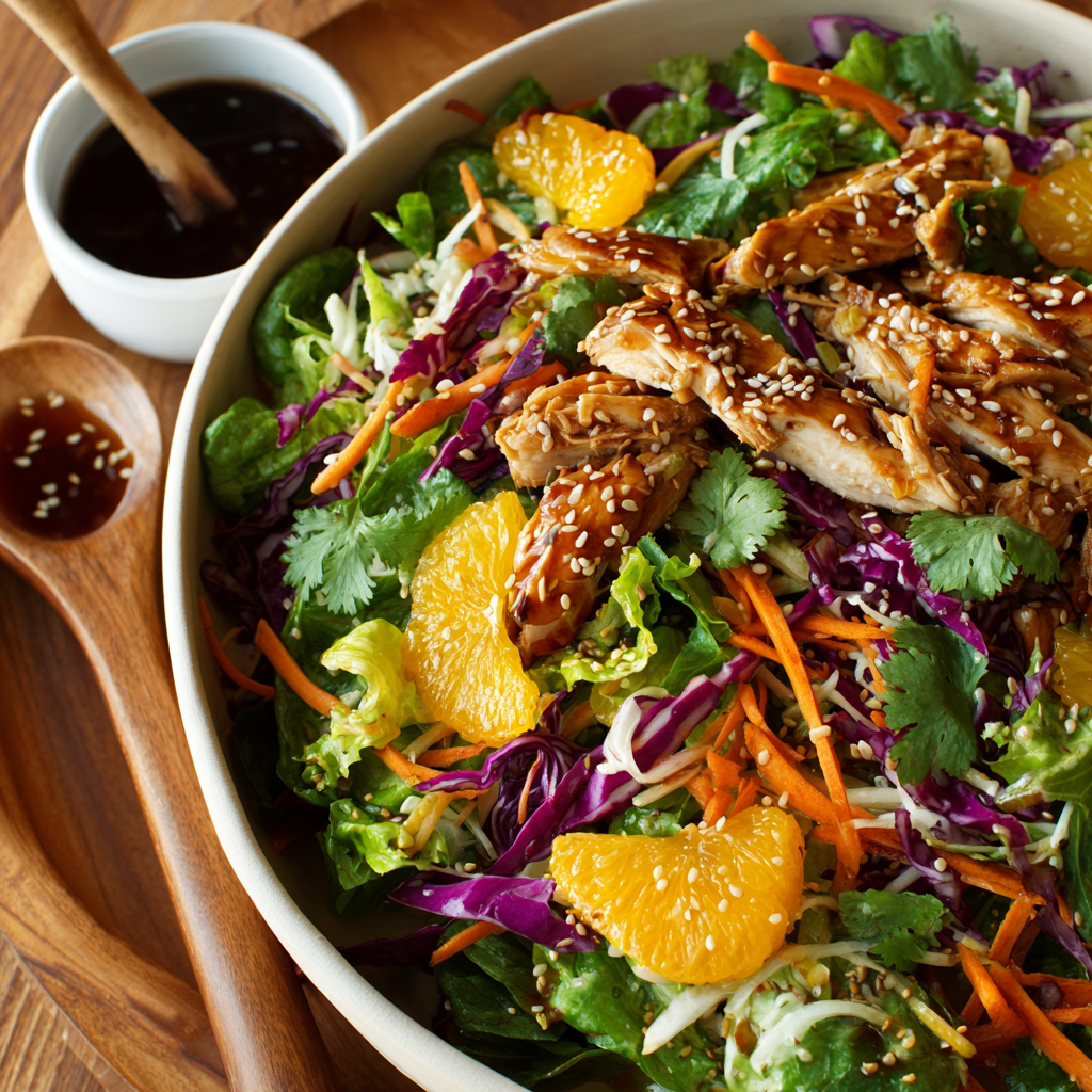 Asian Sesame Chicken Salad Recipe - Recipe Image