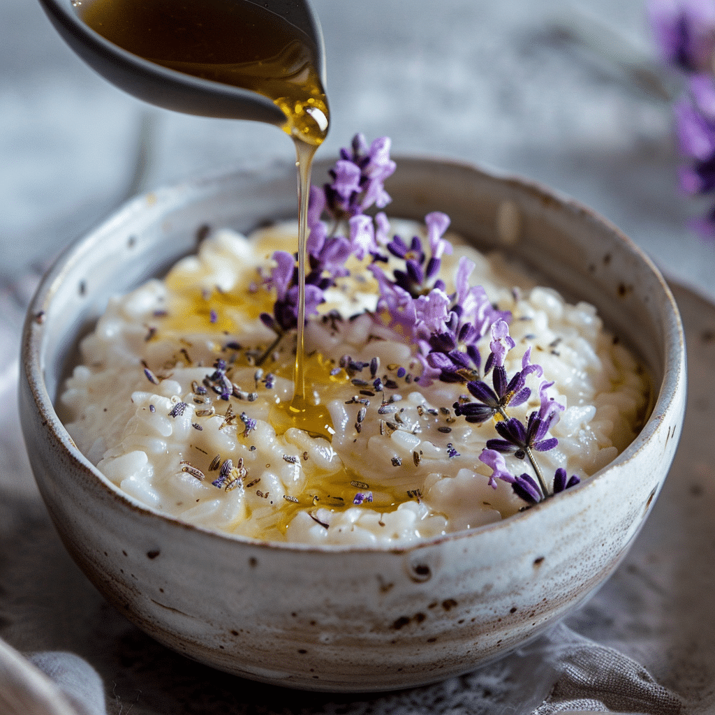 Lavender Honey Rice Pudding Serenity Recipe - Recipe Image