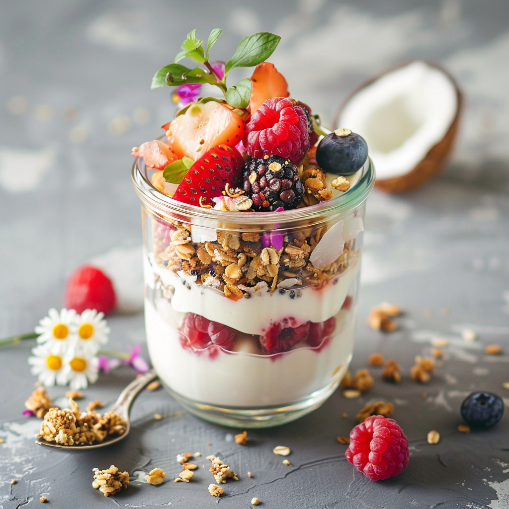Berry Coconut Summer Parfait Recipe