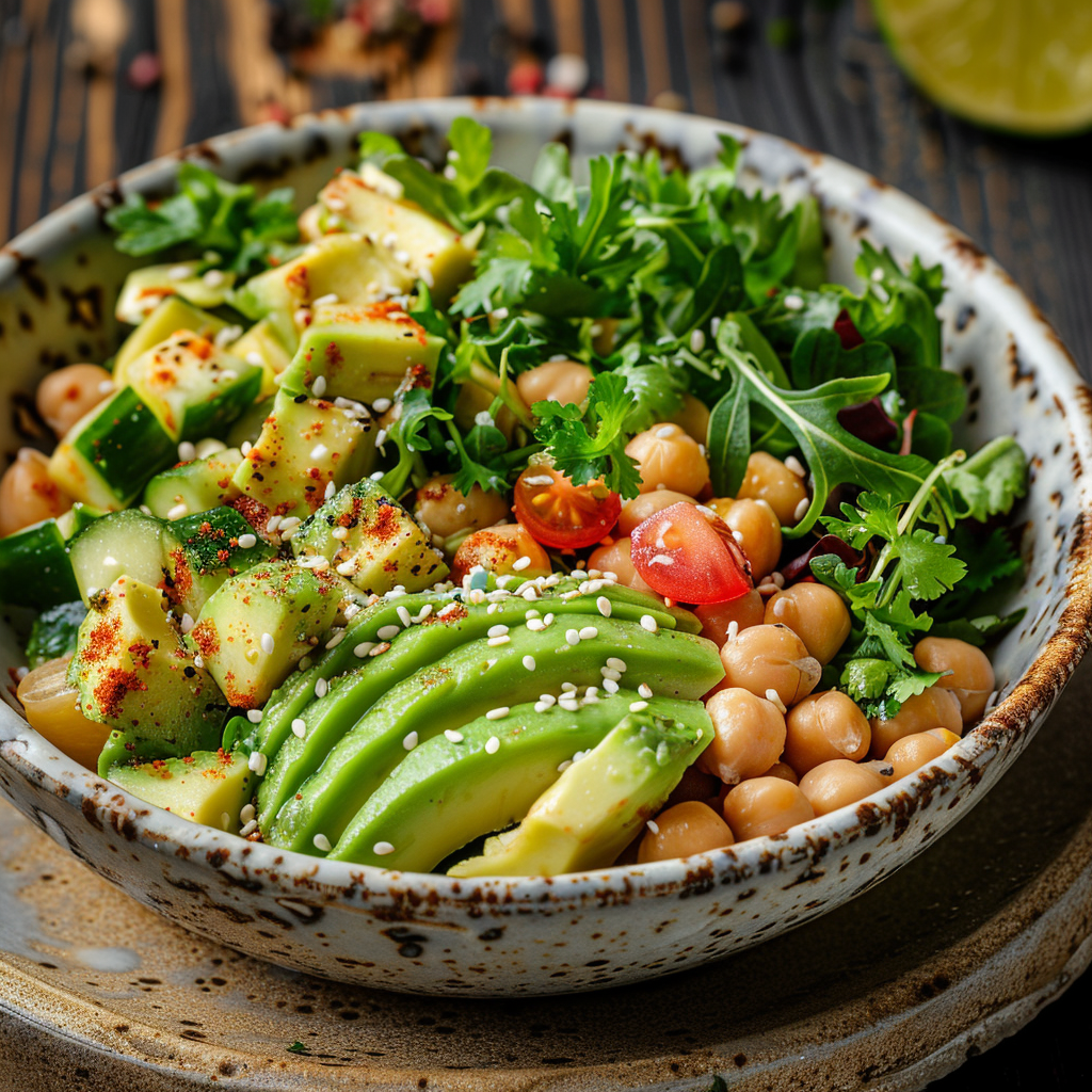 Avocado Lime Chickpea Salad Recipe - Recipe Image