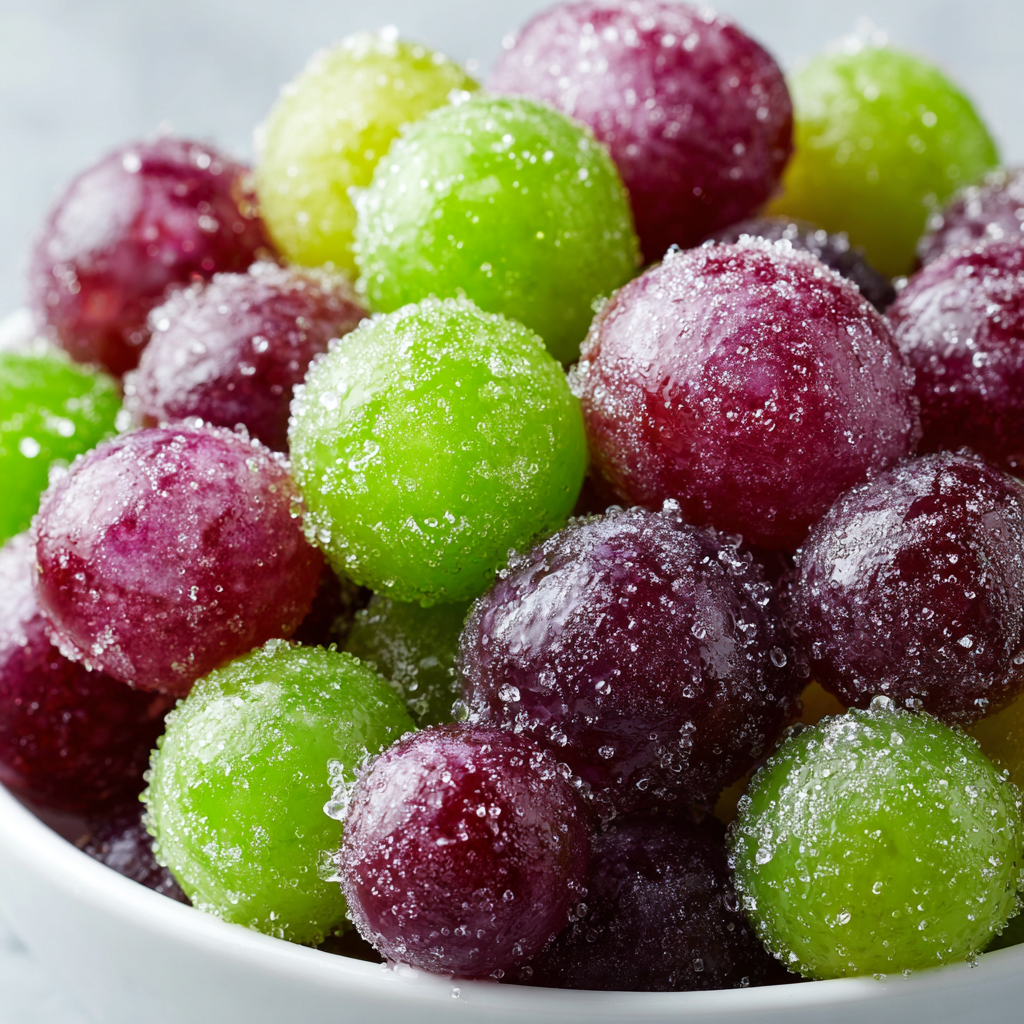 Frozen Grapes Candy 🍇 Recipe - Recipe Image
