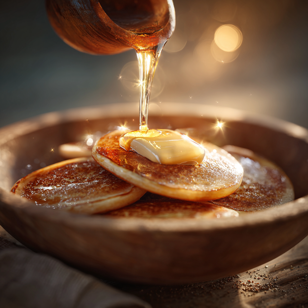 Mini Pancake Cereal 🥞 Recipe - Recipe Image