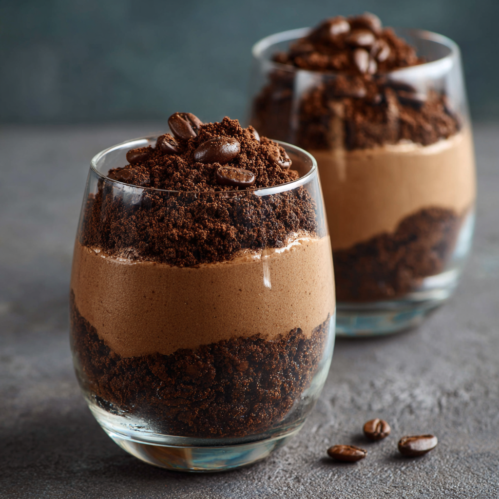 Chocolate Soil with Espresso Mousse Recipe - Recipe Image