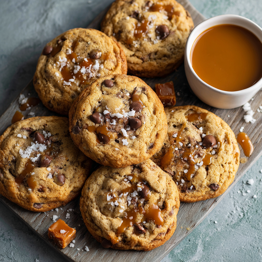 Espresso Caramel Chip Cookies Recipe - Recipe Image