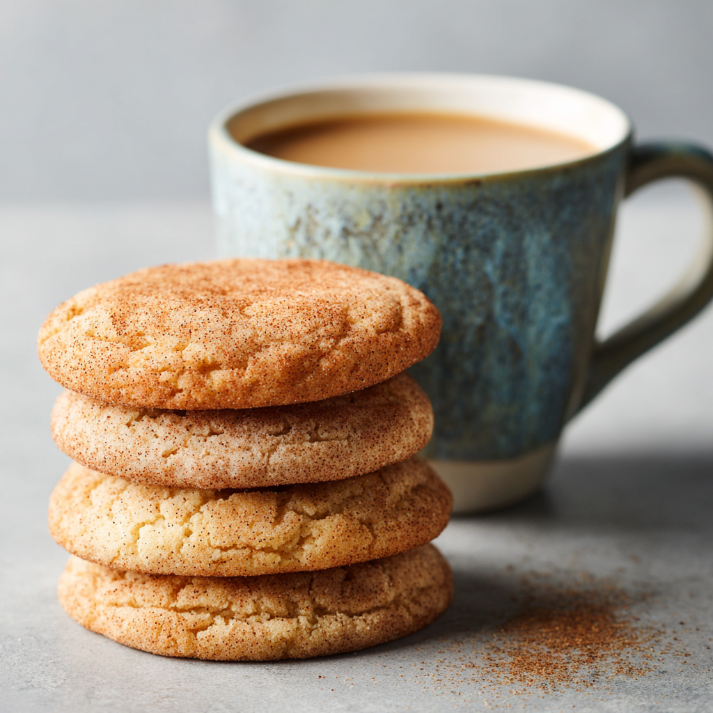 Chai Spiced Snickerdoodle Cookies Recipe - Recipe Image
