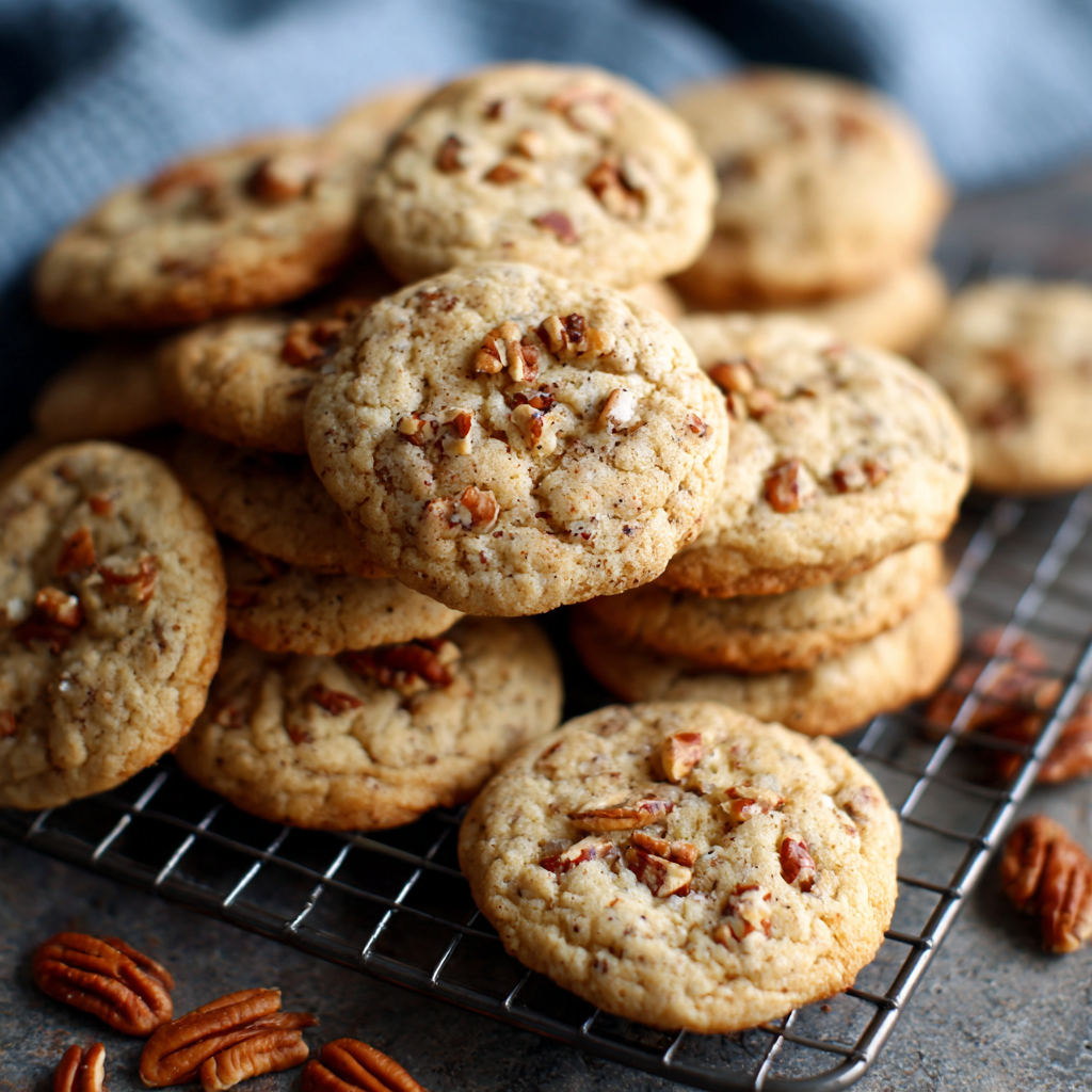 Brown Butter Maple Pecan Cookies - Recipe Image
