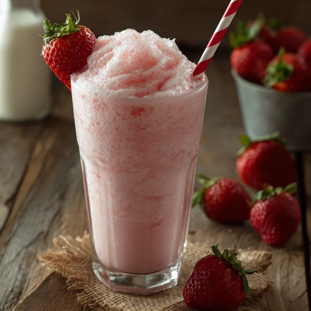 Strawberry Milkshake Recipe - Recipe Image
