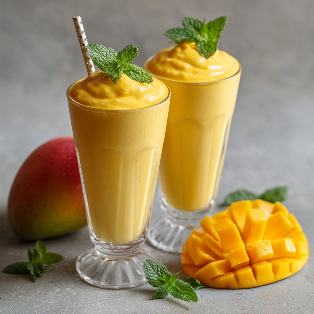 Mango Milkshake Recipe - Recipe Image