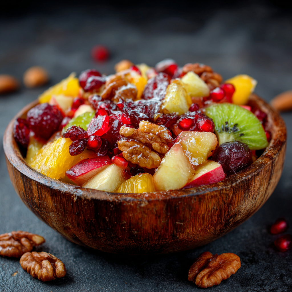 Fruit Salad with Nuts - Recipe Image