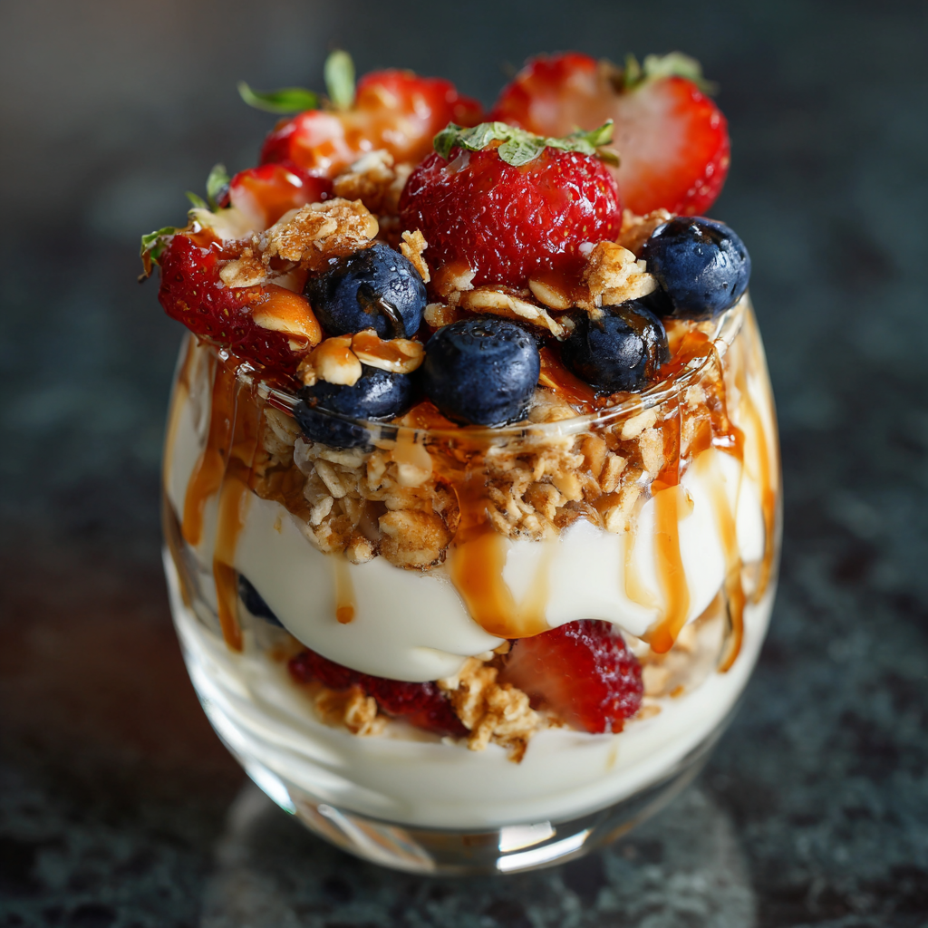 Yogurt Parfait 3 Yogurt Parfait - Recipe Image