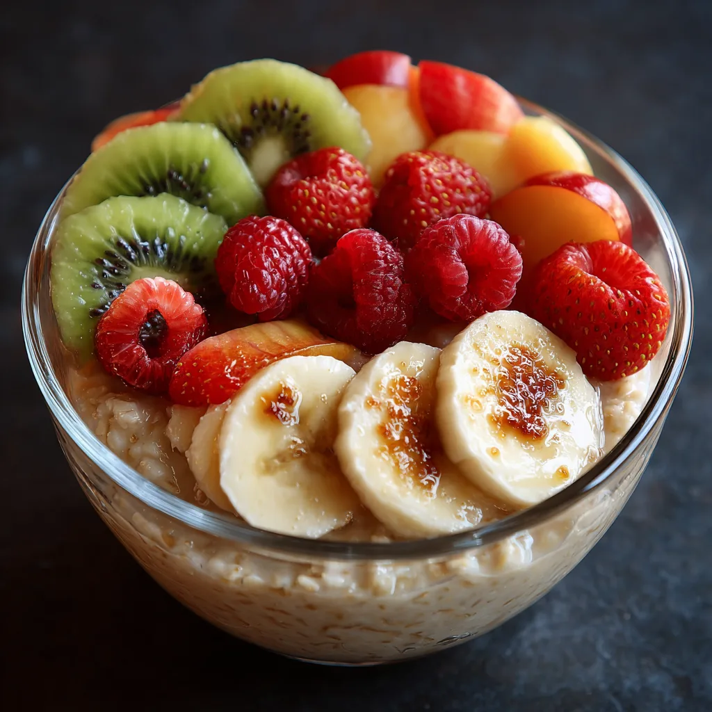 Oatmeal with Fruits - Recipe Image