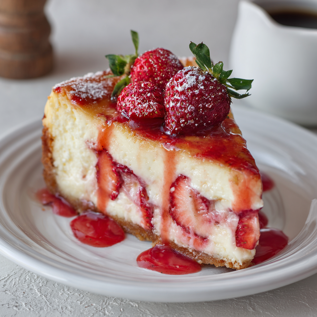 Strawberry Cheesecake Recipe - Recipe Image