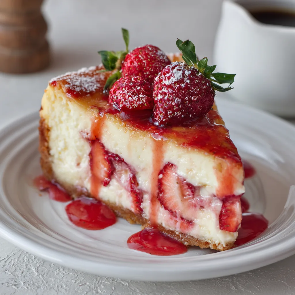 Strawberry Cheesecake Recipe - Recipe Image