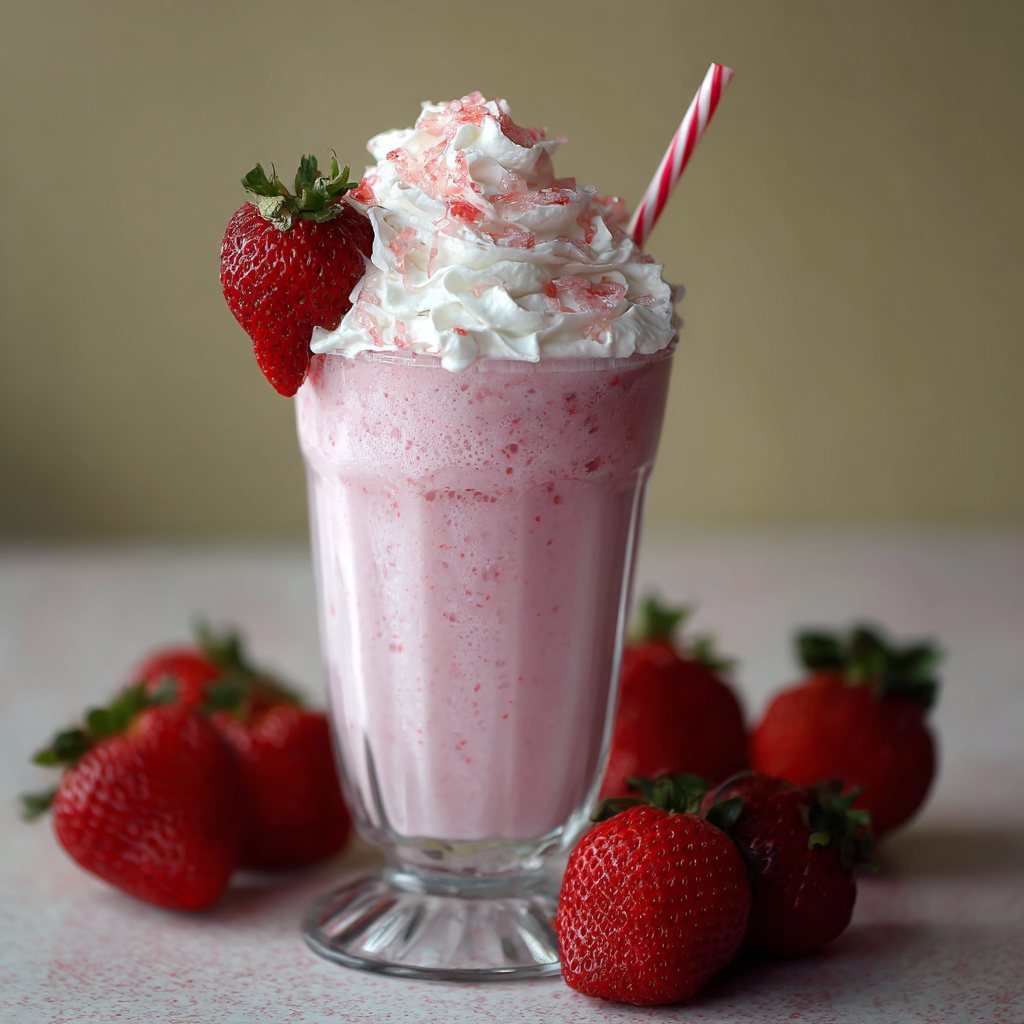 Strawberry Milkshake Recipe - Recipe Image
