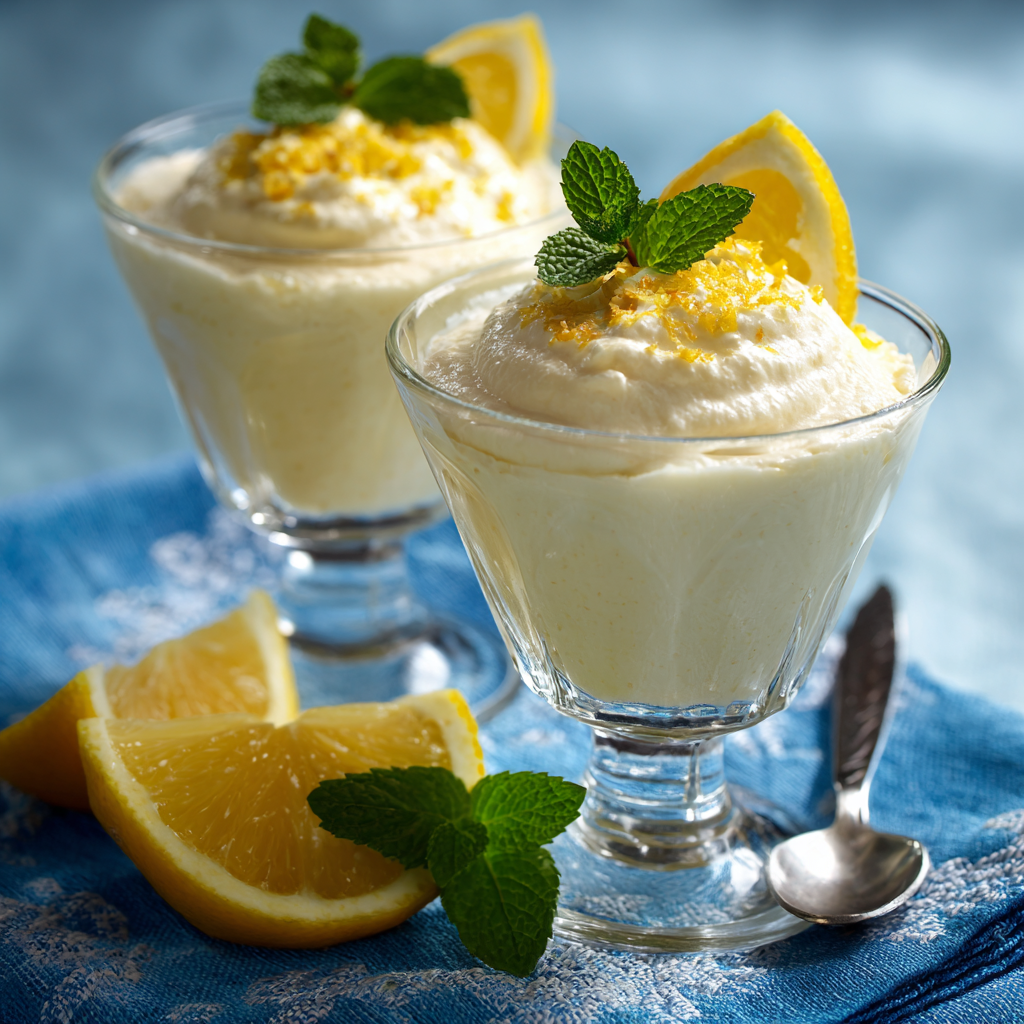 Lemon Mousse Recipe - Recipe Image