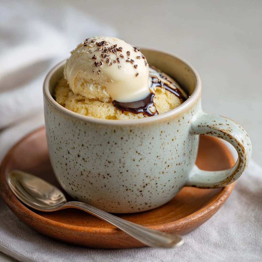 Vanilla Mug Cake Recipe - Recipe Image
