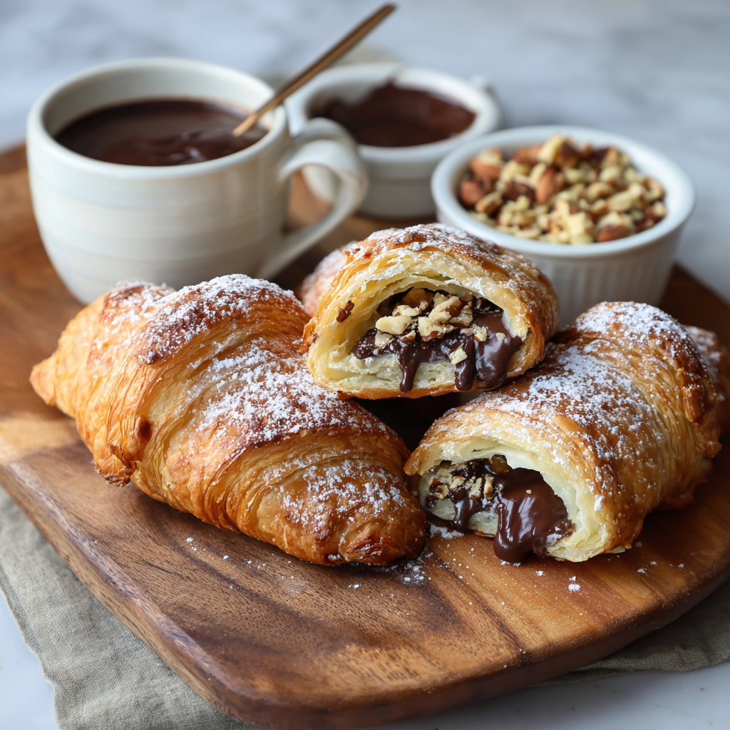 Nutella Stuffed Croissant Recipe