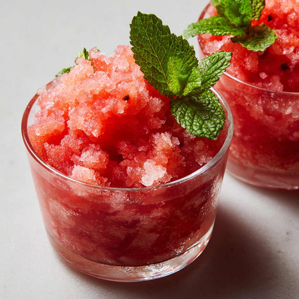 Watermelon Granita Recipe - Recipe Image