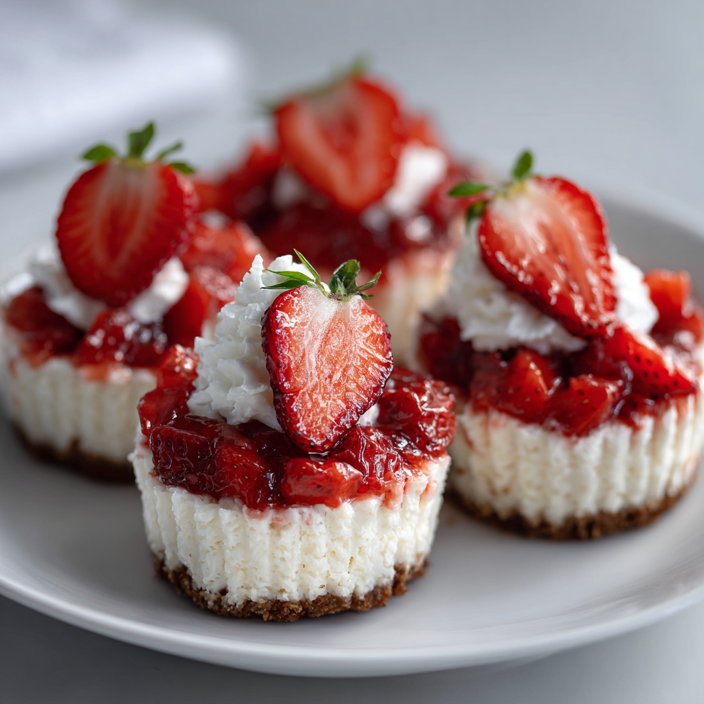 Strawberry Cheesecake Cups Recipe - Recipe Image