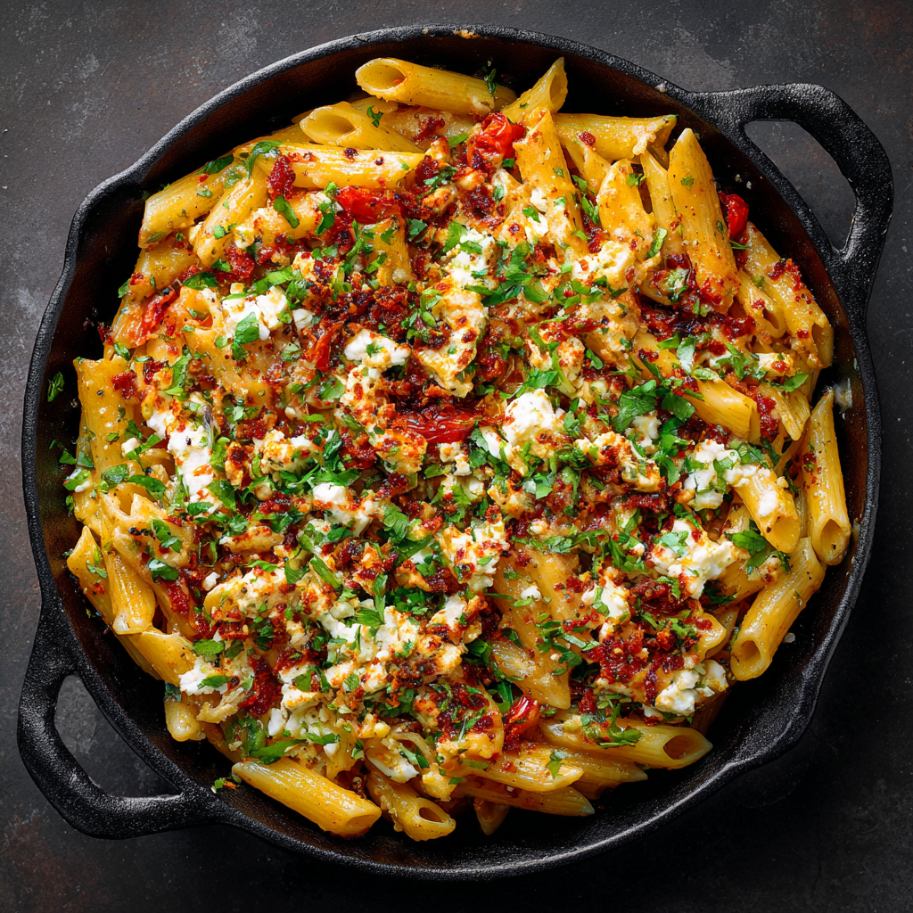 Baked Feta Pasta Recipe - Recipe Image