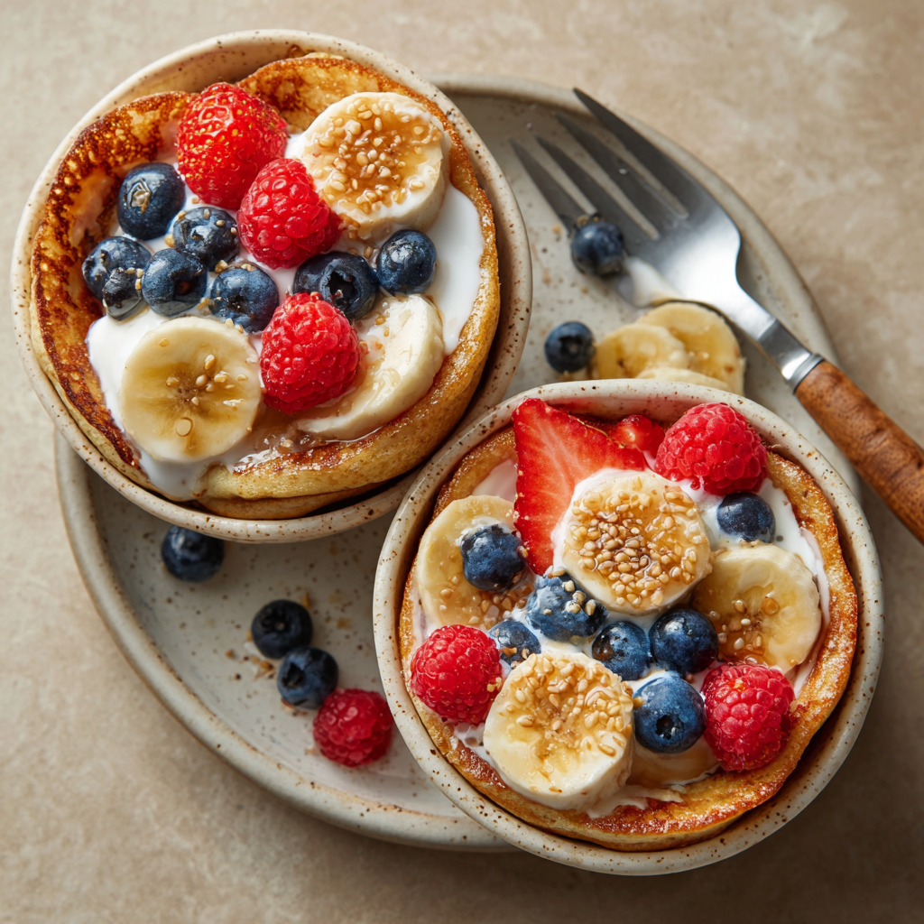 Pancake Cereal Bowls Recipe - Recipe Image