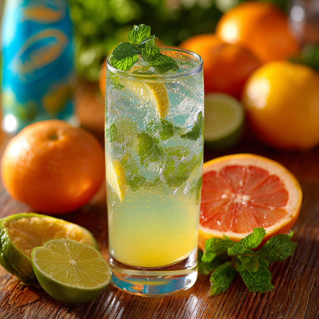 Citrus Mint Sparkler Recipe - Recipe Image