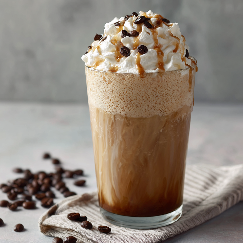 Vanilla Coffee Frappé Recipe - Recipe Image