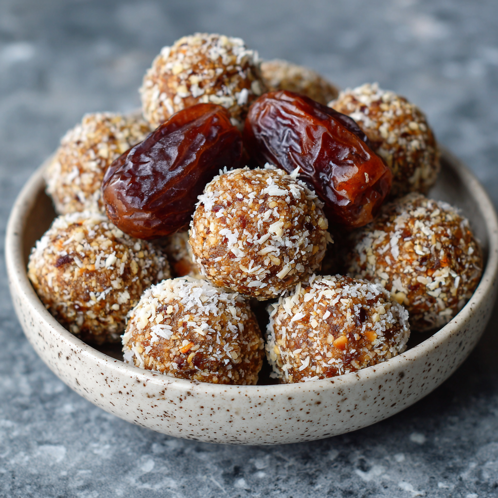 Date & Nut Energy Bites Recipe - Recipe Image