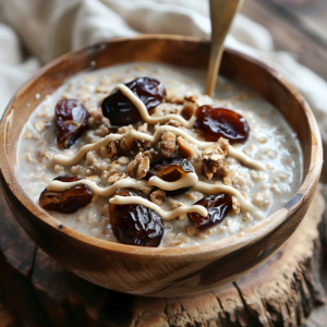 Date Tahini Oat Cream Bowl Recipe