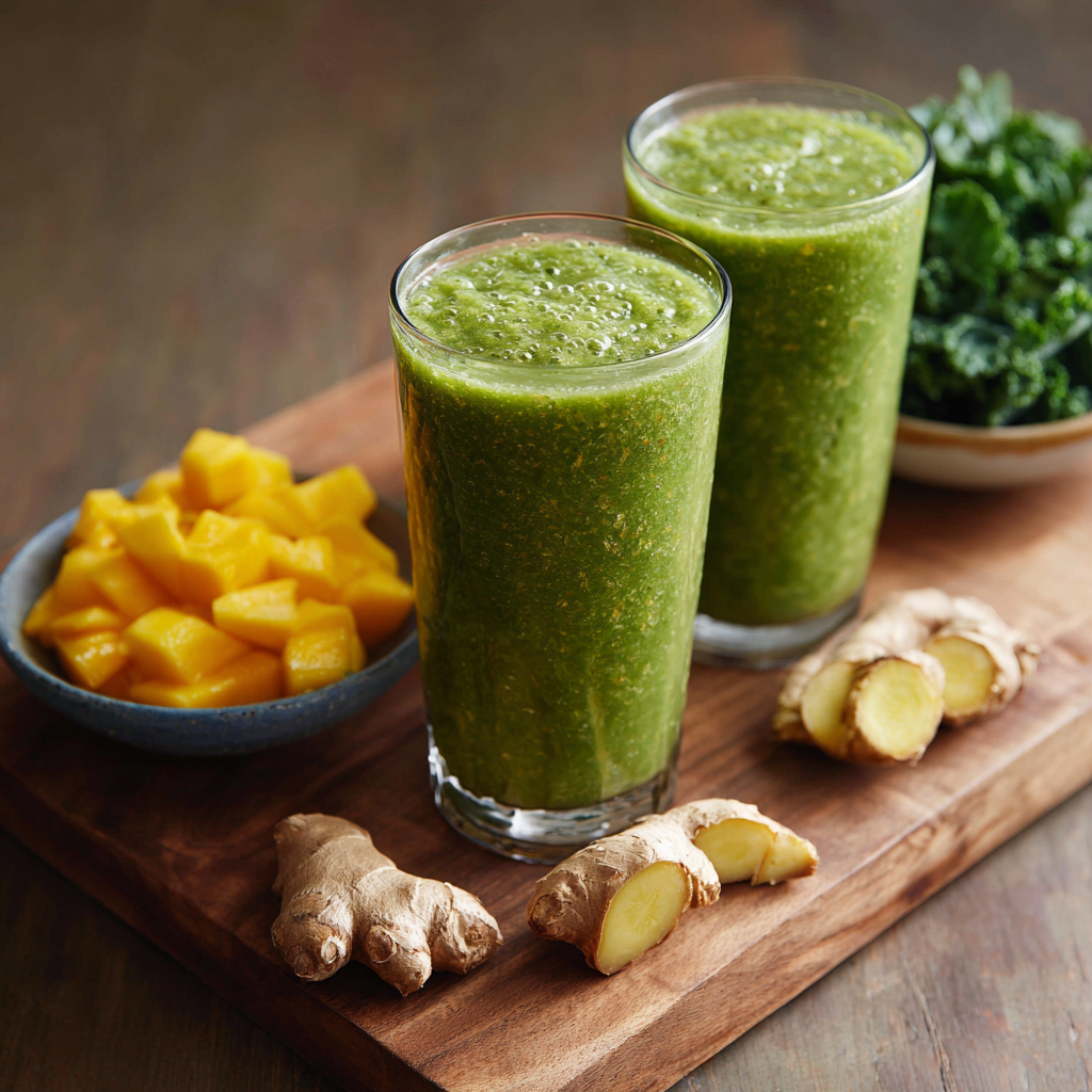 Tropical Green Smoothie Recipe - Recipe Image